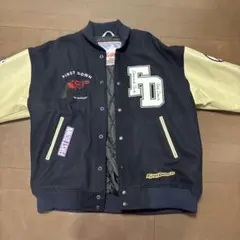 First Down スタジャン ネイビー/ベージュのサムネイル