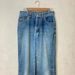 SOMETHING サムシング ブルー ストレートデニム Fサイズ レディース