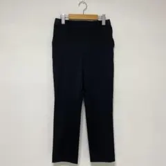 【H&M】イージーパンツ　スラックス　ウエストゴム　ストレッチパンツ　黒　36のサムネイル