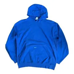 【Size.XL】00's NIKE ナイキセンタースウォッシュ刺繍ロゴパーカー