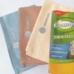 ｃｌｅａｎｚｅｎ 万能クロス マイクロファイバー布巾 クロス ３枚 三色