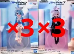 ブルーアーカイブ モニタートップフィギュア アロナ プラナ 2種 6体セット