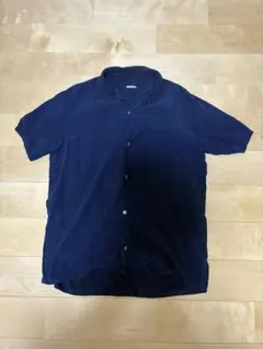 キャピタル　kapital インディゴ　刺子　半袖シャツ　size Lのサムネイル