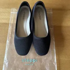 steppi ブラック フラットシューズ 6 ほぼ未使用