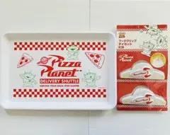 トイストーリー　 ピザプラネット　トレー　クリップ　2点　リトルグリーンメン