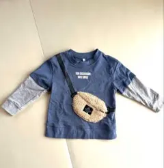 【1回使用のみ】【起毛なし】100サイズ　長袖トレーナー