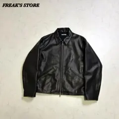 【美品】フリークスストア ミニマル シングル ライダースジャケット カーフレザー