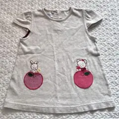 ファミリア　familiar りんごポケット　Tシャツ　チュニック　110
