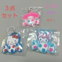 PEKO × サンリオ ぷっくりめじるしアクセサリー キティ クロミ マイメロ