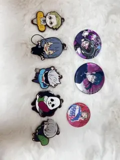 呪術廻戦 ピンズ・キーホルダーセット