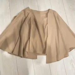 パーティードレス レースケープ型 結婚式 披露宴 （セットアップのトップスのみ）