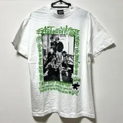 STUSSY N.Y.C New York City Tシャツ L 白 緑 - メルカリ