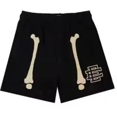 Eric Emanuel ショートパンツ 黒地白ロゴ Lサイズ ERIC EMANUEL × MATTY BOY ショートパンツ Black/Blue○関送無