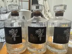空瓶 サントリー 響 21年 3本セットのサムネイル