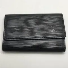 ルイヴィトン　エピ　キーケース　ミュルティクレ 6　ブラック系　黒系