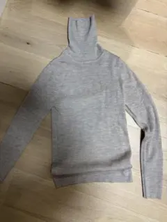 【新品未使用】MUJI無印良品 タートルネック グレー セーター S