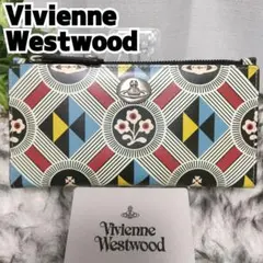 Vivienne Westwood 財布 総柄 マルチカラー フラグメントケース