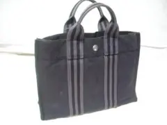 ♡ST♡様 ✨美品✨エルメス正規品トートバッグ✨ 黒キャンパス生地✖️レザー 2025年最新】エルメス トート キャンバスの人気アイテム - メルカリ