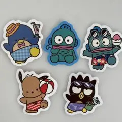 サンリオ キャラクター ステッカー ピック はぴだんぶい！ コラボ スシロー