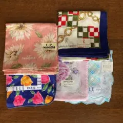 ロベルタ、レノマ、エル等　ハンカチ5枚セット　レディース