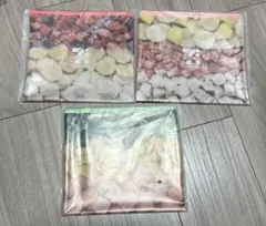 セブンイレブン Happyくじ Ｇ賞 スムージーフラットポーチ　3点セット