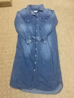 スローブイエナ デニムシャツワンピース