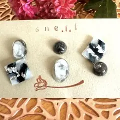 ハンドメイドピアス　3点セット【#4】