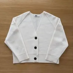 GU カーディガン 白　130センチ