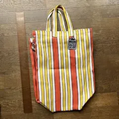 BANGKOK BASKETS ストライプ トートバッグ