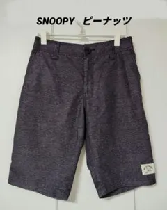 半ズボン SNOOPY ピーナッツ 　ウエストゴム　前ファスナー付きのサムネイル