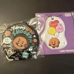 BT21 Shooky キーホルダー2点セット