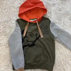 BENETTON ディズニーミッキーシルエット　パーカー　ベネトンイタリアのサムネイル
