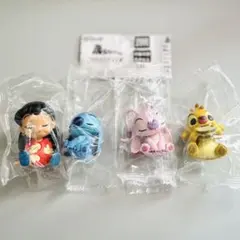 ★全4種コンプセット★ 肩ズンFig. リロ＆スティッチ　ガチャガチャ