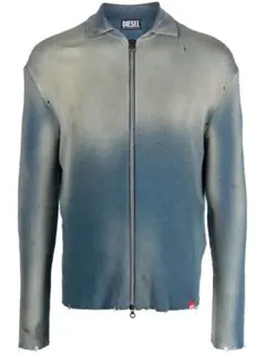 DIESEL ニットカーディガン　ブルー