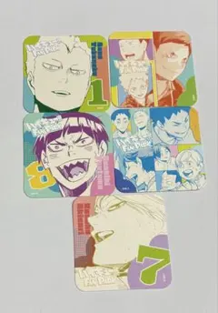 ハイキュー!! FAN PARKアートコースター 5枚セット
