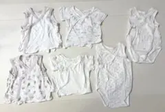 新生児用メッシュ肌着50〜70サイズ6枚セット