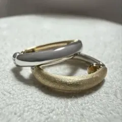 希少品】シンパシーオブソウル バイカラー フープピアス K18 - メルカリ