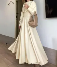 【値下げ】Louere ハイウエストボリュームフレアスカート