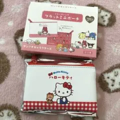 ハローキティ トレーディングフラットミニポーチ サンリオ キティ