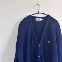 IZOD LACOSTE ラコステ カーディガン ネイビー L
