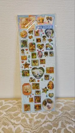 平成レトロ ジュエルシール 犬 ゴールデンレトリバー クーリア 当時物