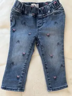 美品　babyGAP ミニーちゃん　デニム　70