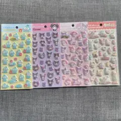 サンリオ キャラクター　ぷっくりシールセット 4点まとめ売り