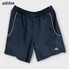 【アディダス】ハーフパンツ　短パン　ネイビー　シンプル　スポーツ