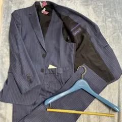 ポールスミス スーツ セットアップ ピンストライプ ブルー　S ハンガー付き