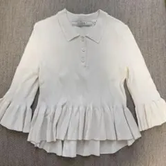 GU rokh リブポロセーター 7分袖 Mサイズ