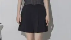 ジーナシス　ショートパンツ　黒