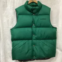 90s L.L.Bean ダウンベスト グリーン - メルカリ