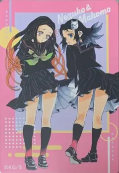 ☆ 鬼滅の刃　原画展　マグネットステッカーコレクション　竈門禰豆子　真菰