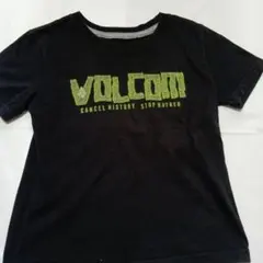 【美品】VOLCOM キッズ Tシャツ ブラック 4T（110センチ）のサムネイル